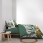 Housse de couette 260 x 240 cm coton 42 fils + 2 taies Florida