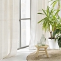 Voilage a oeillets 140 x 280 cm effet lainage Loulaine Beige