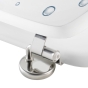 Abattant wc charnieres metal 37.5 x 46 cm mdf imprime Bubble