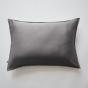 Taie d'oreiller 50 x 70 cm satin de bambou Salomé Anthracite