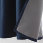Lot de 2 rideaux à œillets 140 x 180 cm 100% occultant thermique - Modèle Crépuscule Bleu