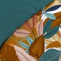 Parure de couette 240 x 220 cm percale de coton 78 fils imprimé Yucca-