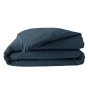 Pack parure 260 x 240 cm en percale 78 Fils + DH 160x200 cm Bleu