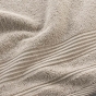 Serviette de toilette 50 x 90 cm eponge unie tendresse Taupe