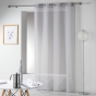 Panneau a oeillets 140 x 280 cm etamine crash telma Gris