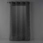 Panneau a oeillets 140 x 240 cm voile sable phosphorescent fluo night Gris