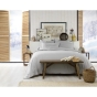 Housse de couette chaude en flanelle 200 x 200 cm Candice Gris chambré