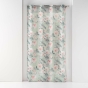 Panneau a oeillets 140 x 240 cm voile sable imprime alissia Menthe