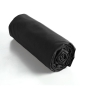 Drap housse coton luxe 160 x 200 cm bonnet 30 cm Ambre Noir
