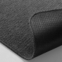 Tapis rectangle 45 x 120 cm tisse uni simeo Anthracite