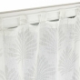 Paire droite passants 2 x 60 x 90 cm voile tisse applique levita Blanc