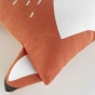 Coussin compresse 40 x 40 cm coton imprime roxy des. place Sans
