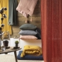 Drap housse 2 personnes 160 x 200 cm double gaze coton 57 fils Angelia Kaki