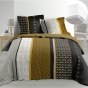 Pack Housse de couette 220x240 cm Percale luxe Smarty + drap housse 140x190x30 Blanc
