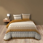 Housse de couette 260 x 240 cm coton 42 fils + 2 taies Xena
