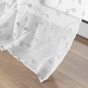 Panneau a oeillets 140 x 240 cm voile sable brode metallise edna Argent