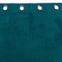 Rideau tamisant à oeillets 140 x 260 cm velours côtelé Casual Pétrole