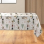 Nappe rectangle 150 x 300 cm polyester imprime leopold Sans