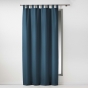 Lot de 2 Rideaux à passant 140 x 260 cm Essentiel Marine