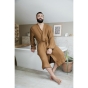 Peignoir Kimono Mixte L/XL – Gaze de Coton Gaïa Camel