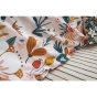 parure de lit (housse de couette + 2 taies d'oreiller) coton imprimé 260 x 240 cm champetre