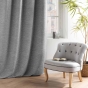 Rideau jacquard 140 x 240 cm Occultant Duskyne Anthracite