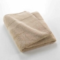 Drap de bain 90 x 150 cm éponge coton piegné Elegance Noisette