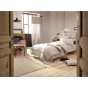 Housse de couette 1 pers 140 x 200 cm double gaze de coton Gaïa Pampa