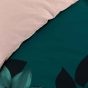 Pack parure de couette 240 x 220 cm Belline + drap housse 140 x 190 x 30 Pétrole