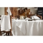 Nappe rectangle 170 x 350 cm lin lavé soline craie Blanc