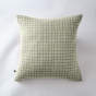 Taie d'oreiller gaze de coton tissée 60 x 60 cm gaïa mix Vert clair