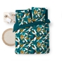 Parure de Lit 240 x 220 cm Lavinia Bleu + 2 taies