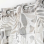 voilage grande hauteur 140 x 280 cm voile sablé imprimé Tilda Blanc