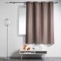Lot de 2 rideaux spécial petites fenêtres 140 x 180 cm Essentiel Taupe