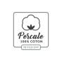 Taie d'oreiller vp 50 x 70 cm percale uni 78 fils percaline  +p. bourdon White