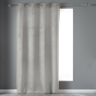Rideau tamisant a oeillets 140 x 240 cm velours Velvetine Gris
