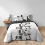 Housse de couette 240 x 220 cm coton 42 fils + 2 taies Chilipop