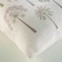 Coussin déhoussable 45 x 45 cm – Polyester/Lin imprimé Palméa Vert