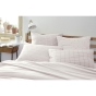 Taie d'oreiller gaze de coton tissée 60 x 60 cm gaïa mix Blanc
