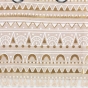 Voilage a oeillets 140 x 240 cm voile sablé + pompon Sundore