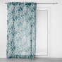 Voilage a oeillets 140 x 240 cm voile sable imprimé  Isibelle Bleu