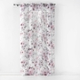 Panneau a oeillets 140 x 240 cm voile sable imprime velvet flower Blanc