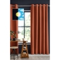 Rideau 100% occultant luxe 140 x 260 cm Obscure Terracotta