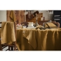 Nappe rectangle 170 x 250 cm en lin lavé soline Caramel