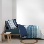Housse de couette 240 x 220 cm coton 57 fils + 2 taies Mikonos