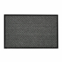 Tapis rectangle 50 x 80 cm anti-poussiere julius Noir/gris
