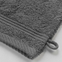2 gants de toilette 15 x 21 cm eponge unie tendresse Anthracite