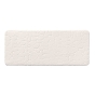 Tapis de bain 50 x 120 cm microfibre unie relief ricochet Blanc