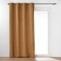 Lot de 2 Rideaux tamisant a oeillets 140 x 240 cm bouclette Wooly Camel