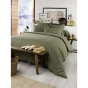 Housse de couette flanelle 240 x 220 cm candice romarin Kaki